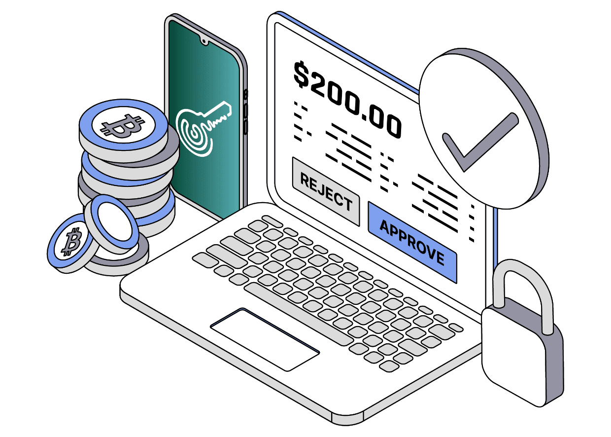 Secure transaction approvals with CoinSign